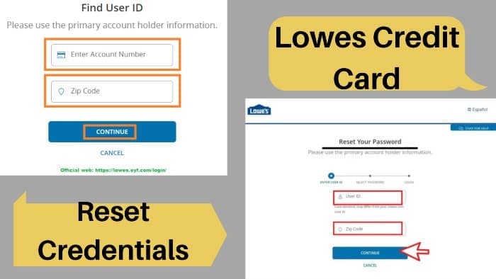 Lowes-Credit-Card-Reset-Credentials